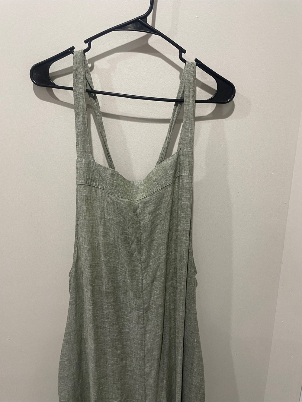 Haute Hippie Sage Green Strapl Linen Blend Jumper